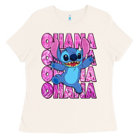 Bone ohana stitch Ladies Tee - Zillion Design Studio