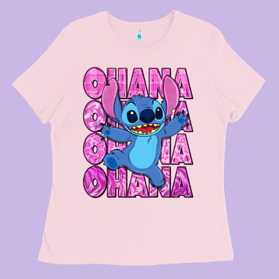 Ohana Stitch Ladies Tee Designed By Zillion Design Studio