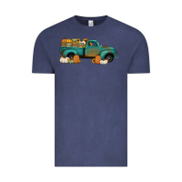 Vintage Denim pumpkin farm truck no background Vintage Tee - Jasminsmagicworld