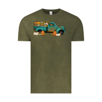 Vintage Olive pumpkin farm truck no background Vintage Tee - Jasminsmagicworld