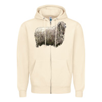 Sandshell lincoln sheep Zipper Hoodie - LillyAllenDesigns