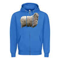True Royal lincoln sheep Zipper Hoodie - LillyAllenDesigns