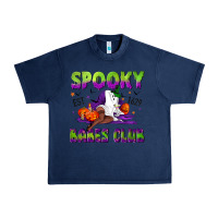 Navy Spooky babes club Urban Heavy Tee - NancyCooperArtShop