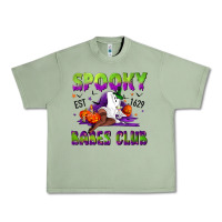 Oil Green Spooky babes club Urban Heavy Tee - NancyCooperArtShop