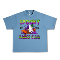 Pebble Blue Spooky babes club Urban Heavy Tee - NancyCooperArtShop