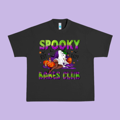Spooky Babes Club Urban Heavy Tee Designed By Nancycooperartshop