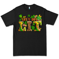 Black st patricks lets get lit Premium Tee - AdoDesignShop