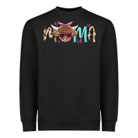 Black mama cow Heavyweight Sweatshirt - MaliasSmallBusiness