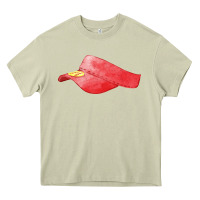 Mossy red softball visor fa element Heavy Core Tee - FaDigitalArtStudio