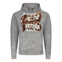 Cloud Rock hand drawn cowhide cow fur Vintage Hoodie - BarkalooDesign