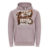 Vintage Zinc hand drawn cowhide cow fur Vintage Hoodie - BarkalooDesign