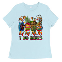 Baby Blue ay ay ay ay canta y no llores coffee cups Ladies Tee - CTS Tumbler Store