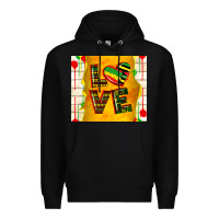 Black juneteenth love Premium Hoodie - TumblerDesignByShophia