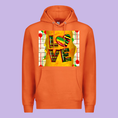 Juneteenth Love Premium Hoodie Designed By Tumblerdesignbyshophia