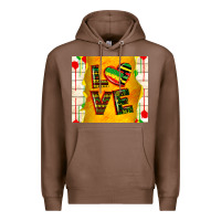 Chestnut juneteenth love Premium Hoodie - TumblerDesignByShophia