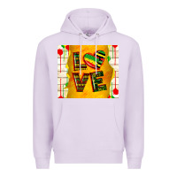Lilac juneteenth love Premium Hoodie - TumblerDesignByShophia