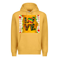Mustard juneteenth love Premium Hoodie - TumblerDesignByShophia