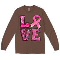 Chestnut Breast Cancer love Long Sleeve Tee - NancyCooperArtShop