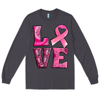 Smoke Breast Cancer love Long Sleeve Tee - NancyCooperArtShop