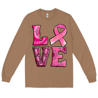 Toasted Coconut Breast Cancer love Long Sleeve Tee - NancyCooperArtShop