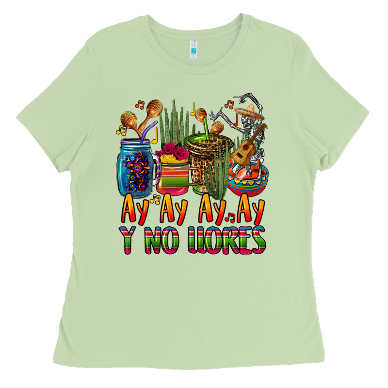 Ay Ay Ay Ay Canta Y No Llores Coffee Cups Ladies Tee by CTS Tumbler Store | Teevron