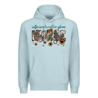 Blue Mist nurse coffee scrubs rubber gloves Premium Hoodie - JahusDesignShop