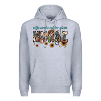 Heather Grey nurse coffee scrubs rubber gloves Premium Hoodie - JahusDesignShop
