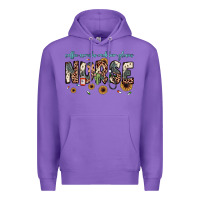 Purple nurse coffee scrubs rubber gloves Premium Hoodie - JahusDesignShop