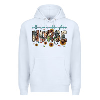 White nurse coffee scrubs rubber gloves Premium Hoodie - JahusDesignShop