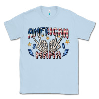 Dusty Blue american mama Classic Tee - MaliasSmallBusiness