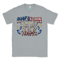 Heather Grey american mama Classic Tee - MaliasSmallBusiness