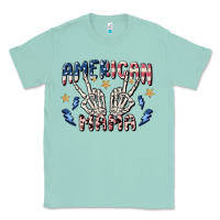 Seafoam american mama Classic Tee - MaliasSmallBusiness