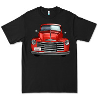 Black western red truck front view Premium Tee - FaDigitalArtStudio