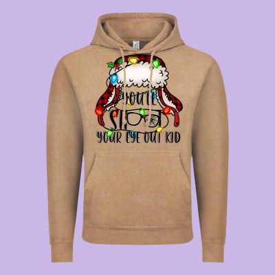 You'll Shoot Your Eye Out Kid Christmas Story Vintage Hoodie Designed By Jasminsmagicworld