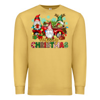 Antique Gold merry christmas gnome truck Premium Sweatshirt - texasbilliewilder