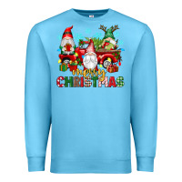 Ocean Blue merry christmas gnome truck Premium Sweatshirt - texasbilliewilder