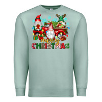Seafoam merry christmas gnome truck Premium Sweatshirt - texasbilliewilder