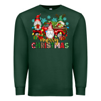 Sports Green merry christmas gnome truck Premium Sweatshirt - texasbilliewilder