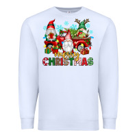 White merry christmas gnome truck Premium Sweatshirt - texasbilliewilder