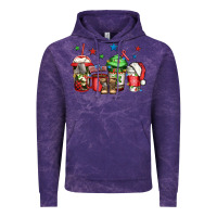 Cloud Purple army Christmas coffee Vintage Hoodie - Jasminsmagicworld
