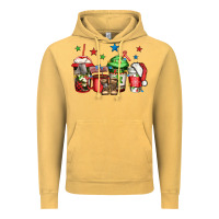 Vintage Mustard army Christmas coffee Vintage Hoodie - Jasminsmagicworld