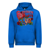 Cobalt Broken heart club Urban Hoodie - FaDigitalArtStudio
