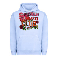 Pigment Grape Ice Broken heart club Urban Hoodie - FaDigitalArtStudio