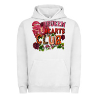 Pigment Lunar Rock Broken heart club Urban Hoodie - FaDigitalArtStudio