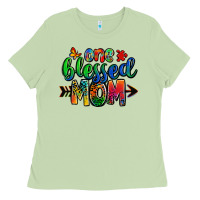 Matcha one blessed mom autism Ladies Tee - Zillion Design Studio