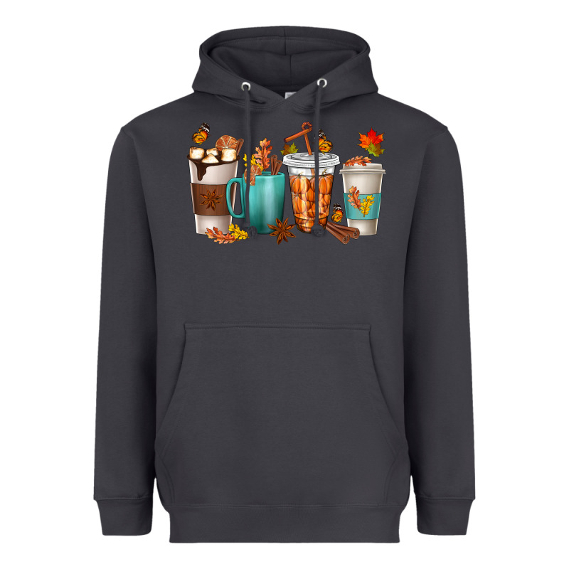 Thankful Coffee Cups Heavyweight Hoodie by texasbilliewilder | Teevron