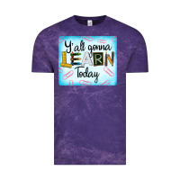 Cloud Purple Y'all Gonna Learn Today Vintage Tee - LillyAllenDesigns