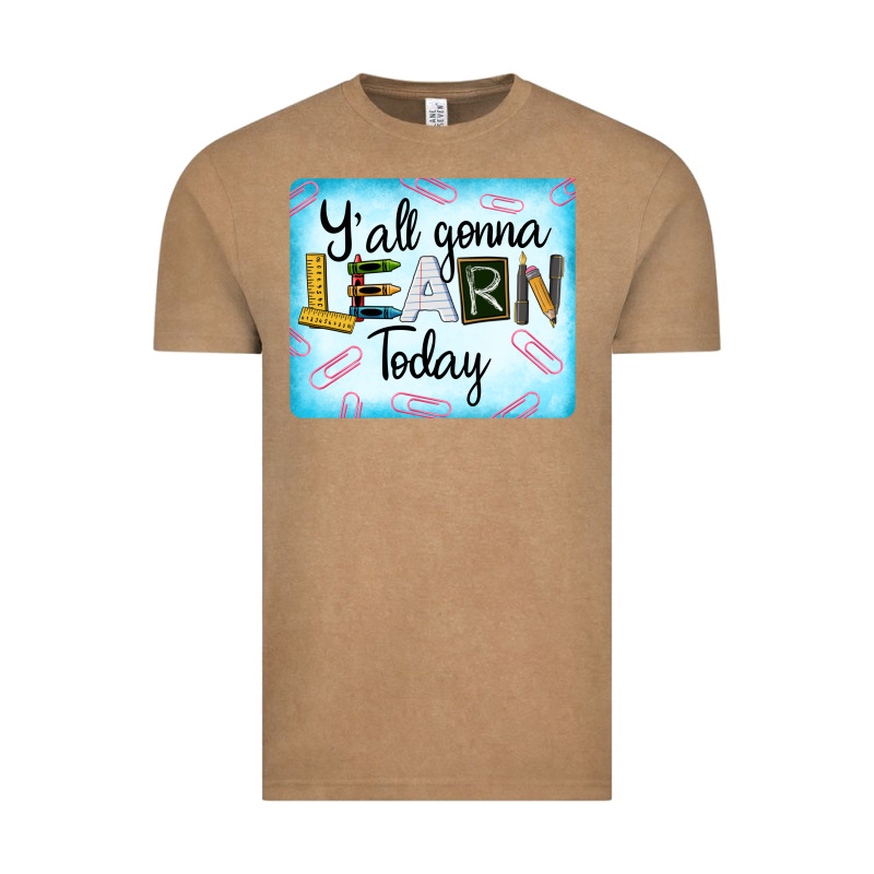 Y'all Gonna Learn Today Vintage Tee by LillyAllenDesigns | Teevron