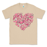 Mushroom breast cancer awareness heart Classic Tee - MaliasSmallBusiness