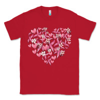 Red breast cancer awareness heart Classic Tee - MaliasSmallBusiness
